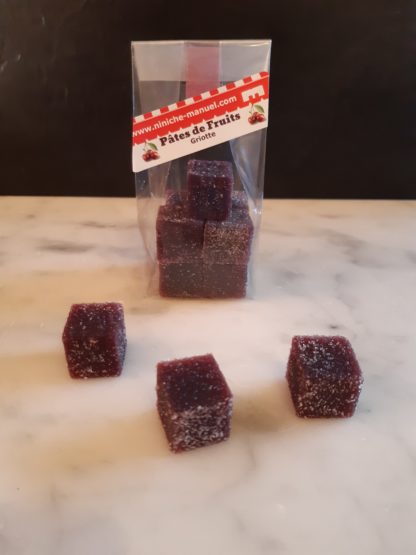 Pâtes de fruits<br>Griotte<br>Le sachet de 100 g. – Image 2